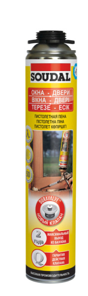 Пена SOUDAL профес. ЖЕЛТАЯ 50л 750мл (12)