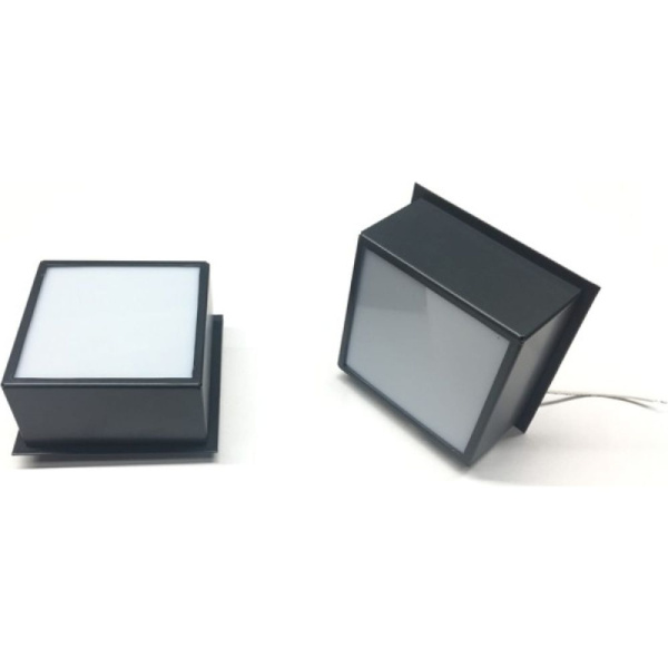 Светильник для грильято 100*100 100-8 одиноч. LED-GR DOB  IP40 (4000K, черный) 