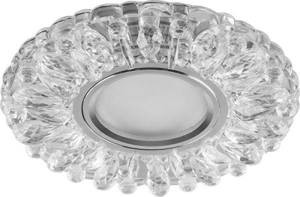 Feron CD914 15*2835 SMD 4000К MR16 50W прозрачный  хром 1/50  (28985) *