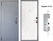 Дверь стальная VD-22 Букле серый (Бетон снежный) 70мм 960 правая