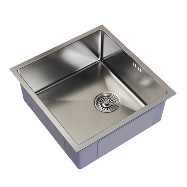 Мойка подстольная MixLine PRO 3,0мм 45х42 глубина 20см + сифон САТИН 548564