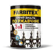 Грунт-эмаль по ржавчине 3 в 1  шоколадный 5кг FARBITEX