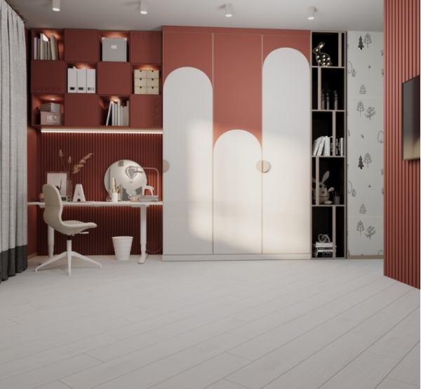 SPC CronaFloor Wood 4V ZH-81117-2 Дуб Беленый 1200х180х4 мм (2,160м2)