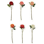 Цветок искусственный "Роза", L15 W10 H63 см, 6в. 773160