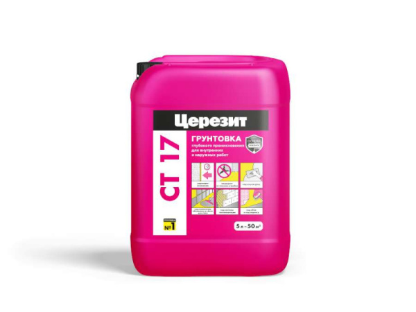 СТ 17/5 ЦЕРЕЗИТ Грунтовка  глубокого проникновения PRO 5л