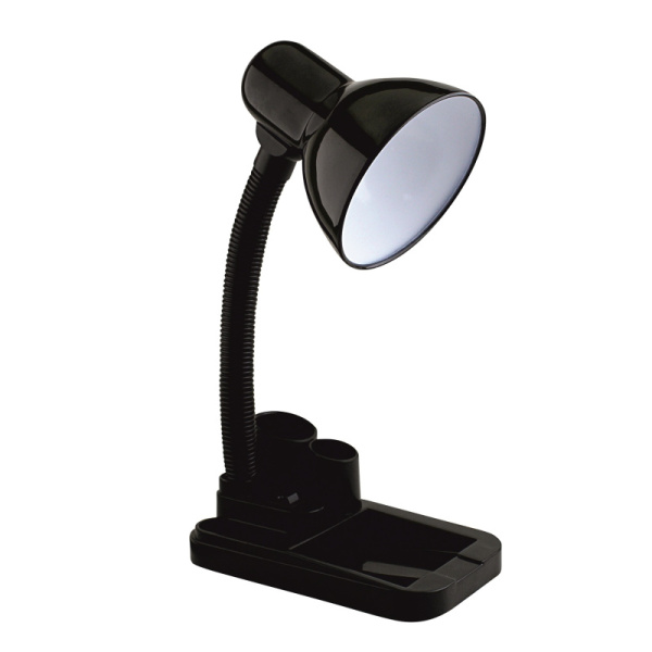 Cвет-к настольный 60/20Вт Е27 IP20 230V 180*105*345 Чёрный TL под патрон *