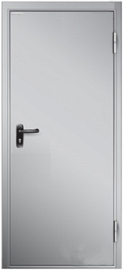 Дверь противопожарная DoorHan EI60/одност./глухая/глад./RAL7035 2050*980 левая(З)