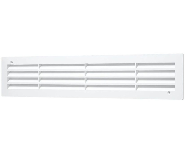 Решетка вент. 4409ДП дверная белая без москит.  35