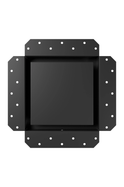 Вентилятор осевой встраив. обр.клапан шариковый подш D100 EXCELLENT 4C BB Matt black