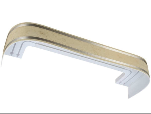 Бленда д/карниза ПВХ 70мм ЛЕ-ГРАНД Лайн Айвори (30м/рул)