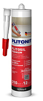 Герметик PLITONIT PliToSil Premium сверхэласт. силик. для влажных помещений черный 310 мл 6