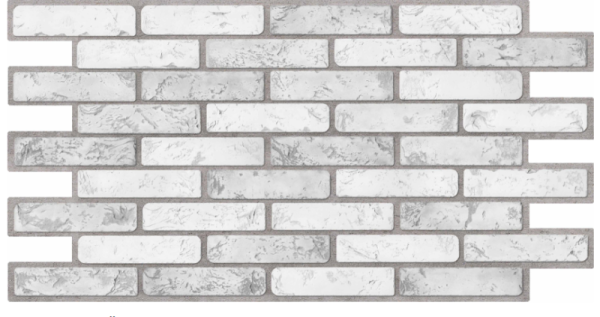 Панели стеновые 971х502 мм Грейс Кирпич Светлый (10шт/уп)