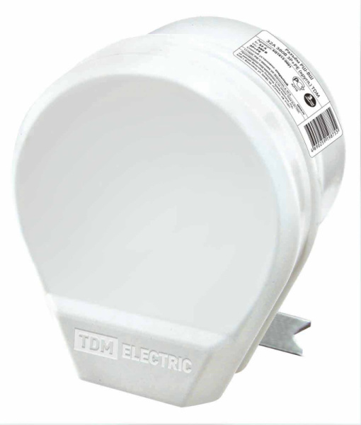 Разъём РШ/ВШ 32А 250В 2Р+РЕ СУ белый TDM SQ1812-0004 (6)