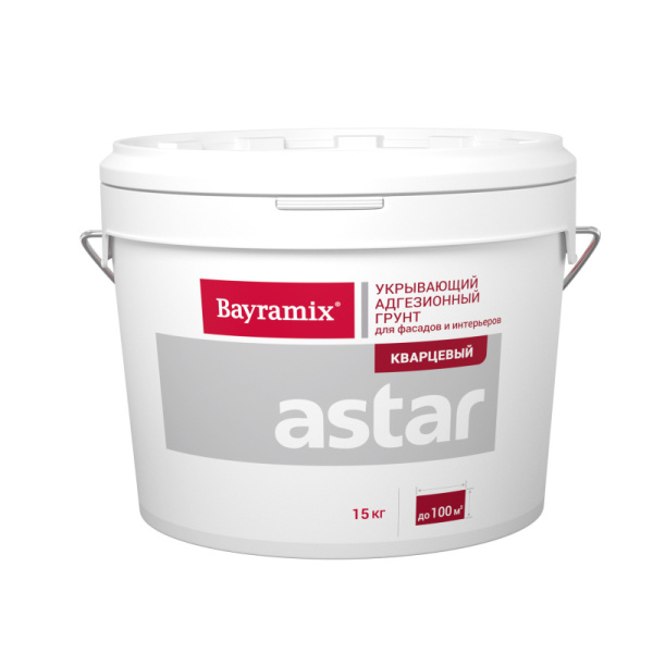 Грунт Астар Кварцевый В1 15 кг Bayramix (белый под колеровку)