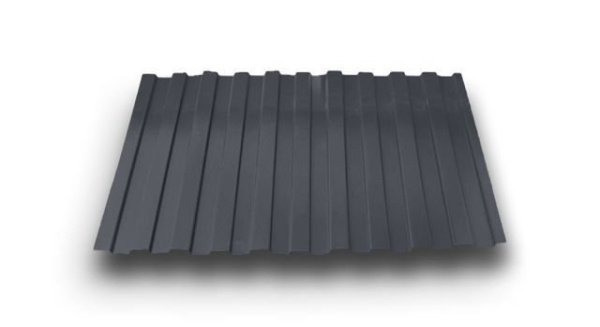 Профнастил С-8 1200/1150 0,45 ПЭ RAL 7024 серый графит 2м 
