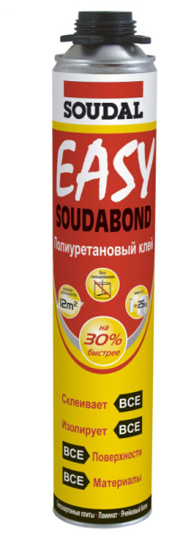 Клей-пена SOUDAL Soudabond EASY GUN 750мл (12)