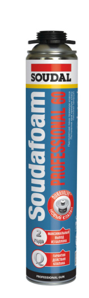 Пена SOUDAL профес. Soudalfoam professional 60л 750мл (12)