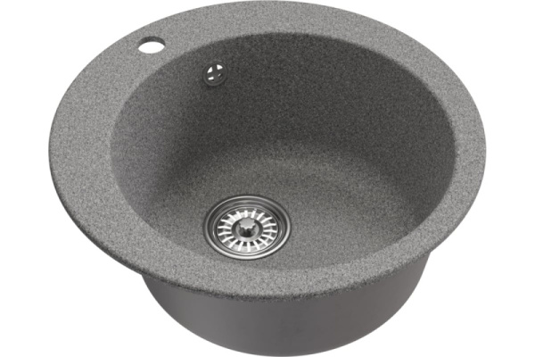 МL-GM13 Мойка круглая/309  D495х200мм ТЕМНО-СЕРАЯ (Z005)
