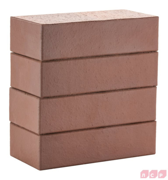 Кирпич лиц полнотел 250*120*65 М400 ( 240 шт/под) Коричневый ЛСР