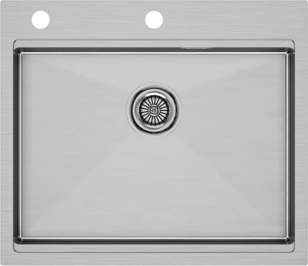 Мойка Paulmark BRIM-PRO нерж 590х510мм PM705951-BS брашированная