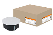 Распаячная коробка СП для Г/К D103х50мм крышка, метал. лапки, IP20, TDM SQ1403-0007 (60)
