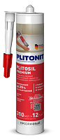 Герметик PLITONIT PliToSil Premium сверхэласт. силик. для влажных помещений прозрачный 310 мл 6