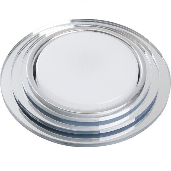 Светильник FERON CD5024 прозрачный хром круг 15W GX53  40524