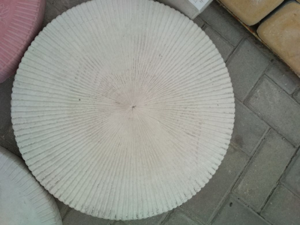 Круг Бульвар серый  (лучики) 490*45  ТУРБОТЕХ