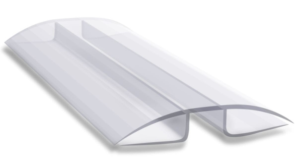 Профиль коньковый 6-8мм 6м б/цвет.(4) Юг-ойл- пласт