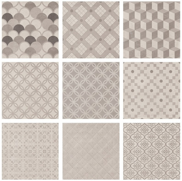 SG1575N(1575T) Кер.гранит Карнаби-стрит орнамент беж 20*20