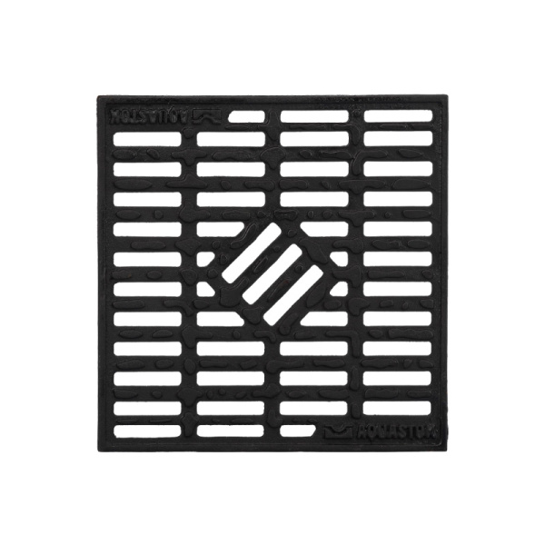 32814 Решетка чугунная для дождеприемника 300х300  "капля" 