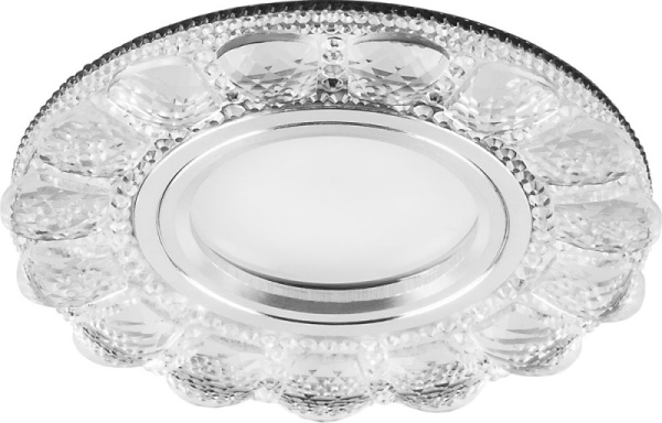 Feron CD912 15*2835 SMD 4000К MR16 50W прозрачный, хром 1/100 ***