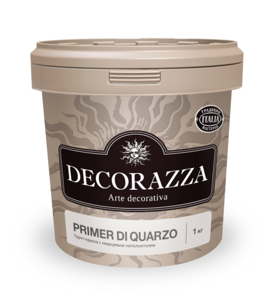Decorazza Грунт укрывающий кварцевый Primer di Quarzo 1,5кг 