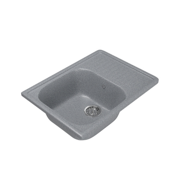 МL-GM18 Мойка с крылом/309 640х490х190мм ТЕМНО-СЕРАЯ (Z015)