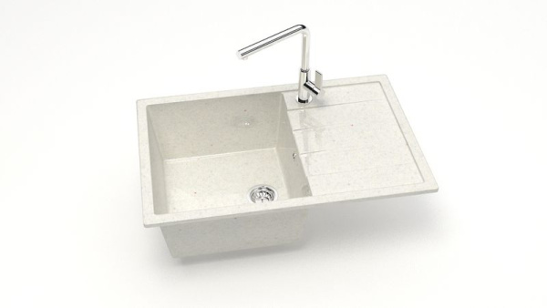 Z161Q07 Мойка Джоли квадратная с крылом 49х74 ХЛОПОК (GM19, Z16)