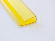 Профиль торцевой П-8мм  2,1м желтый Юг-ойл- пласт