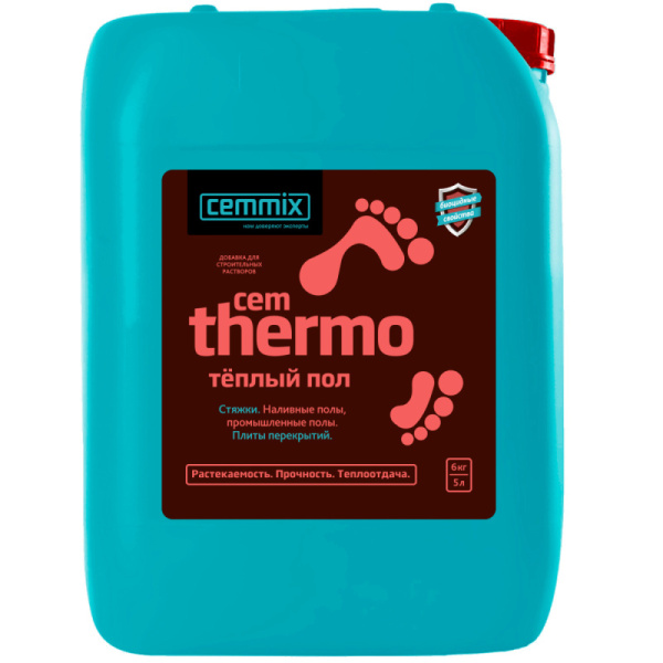 Добавка "CEMTHERMO" для теплых полов (1/128) 5л "CEMMIX"