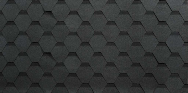 Гибкая черепица ШИНГЛАС Оптима Соната серый  (уп 3 м.кв)