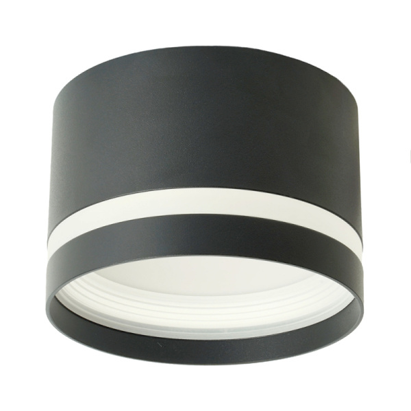 Cветильник HL372 черный 25W 220V наст/потол. под лампу GX70  LUNA,  Feron 48735