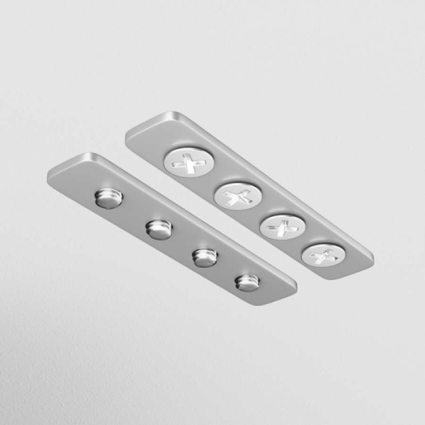 Комплект соед.прямых для шинопровода натяжн. потолка, 2шт TRA034C-SC-42S