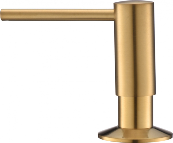 Дозатор Paulmark DECUS для жидкого мыла D004-BG брашированное золото