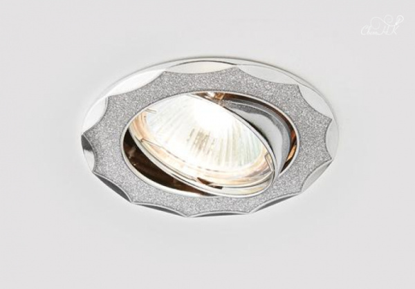 Светильник Ambrella 612A SH/SL серебро блеск/хром MR16 поворотн. /ЭРА DK17**