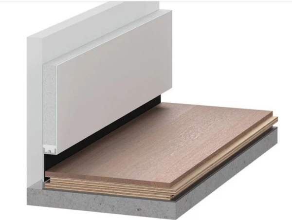 Профиль ПП 30 Чёрный муар (2м) (теневой плинтус)