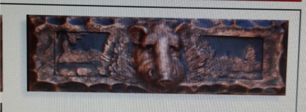 Панно для барбекю кабан