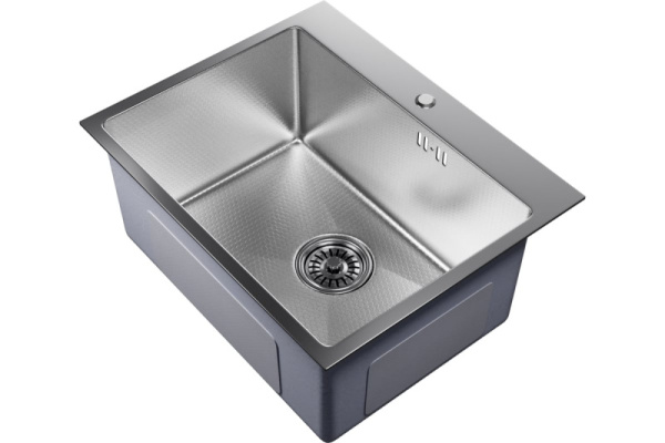 Мойка настольная MixLine PRO 3,0мм 53х43 глубина 22см + сифон САТИН НАНО 552934    