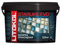 Затирка эпоксидная STARLIKE EVO S.800 Grigio Oslo,1-15мм  2.5кг Litokol