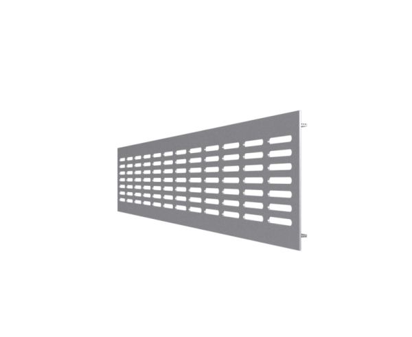 Решетка переточ. алюм.с анодир.покрыт.480*80 Silver 4808DP AL 