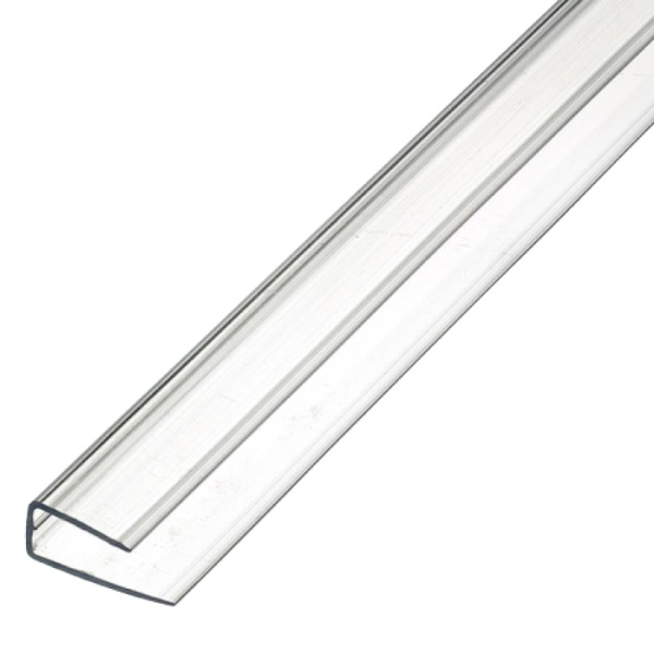 Профиль торцевой П-6мм  2,1м прозрачный Юг-ойл- пласт