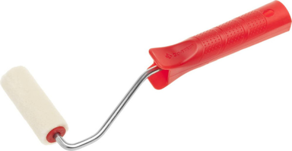 03536-07 Мини-валик ЗУБР велюр15х70мм, 100% шерсть, бюгель 6мм, ворс 4мм