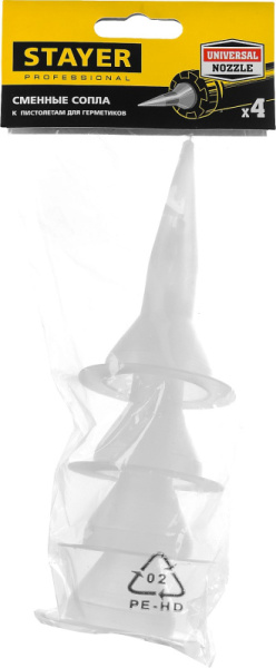 0673-S4 Сопла STAYER "ПРОФИ" сменные для пистолетов 0673-хх, 4шт